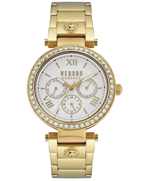 Versus Camden Market Multifunction Watch In Gold 